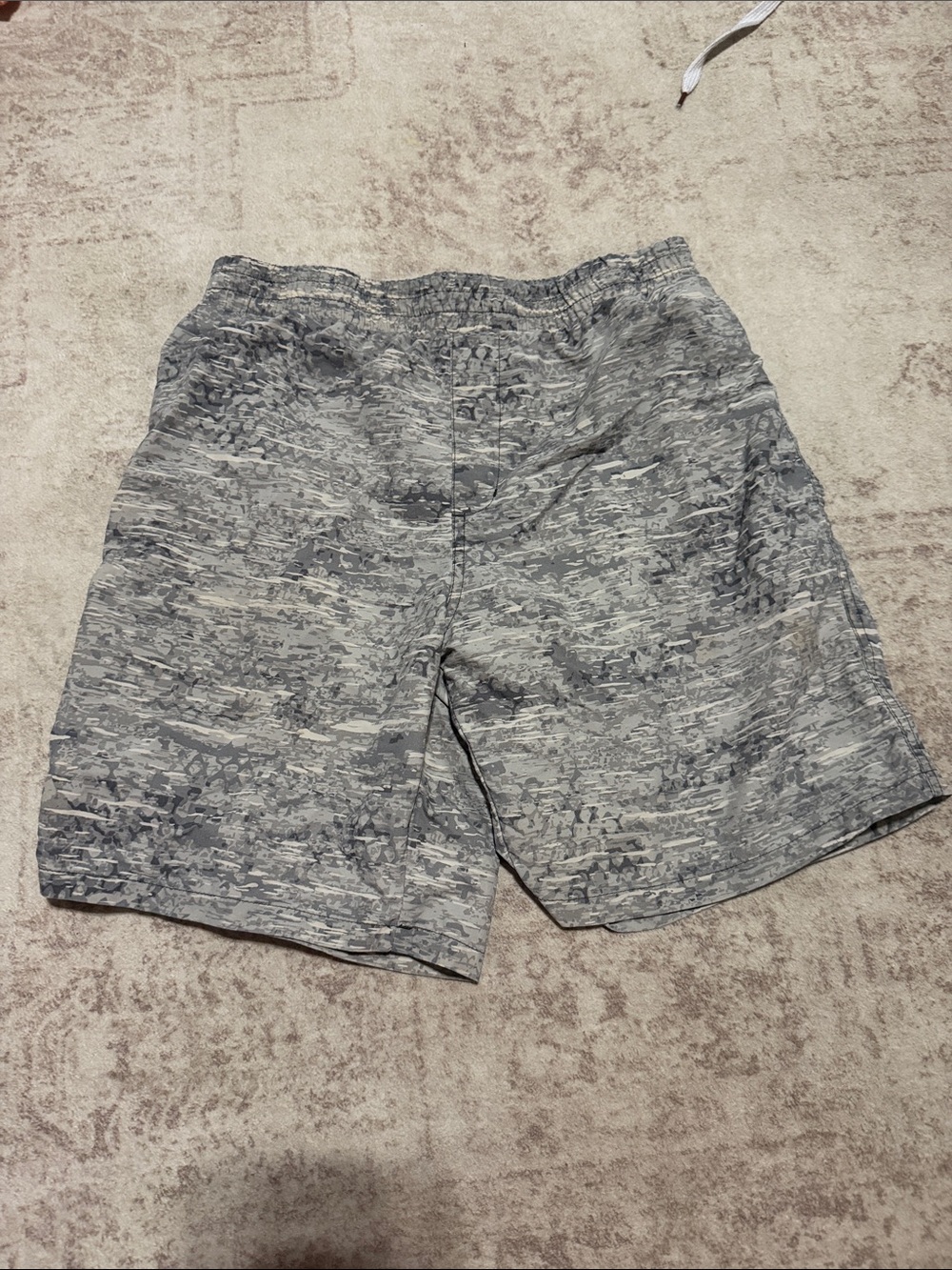 Columbia Gray Camouflage Athletic Shorts